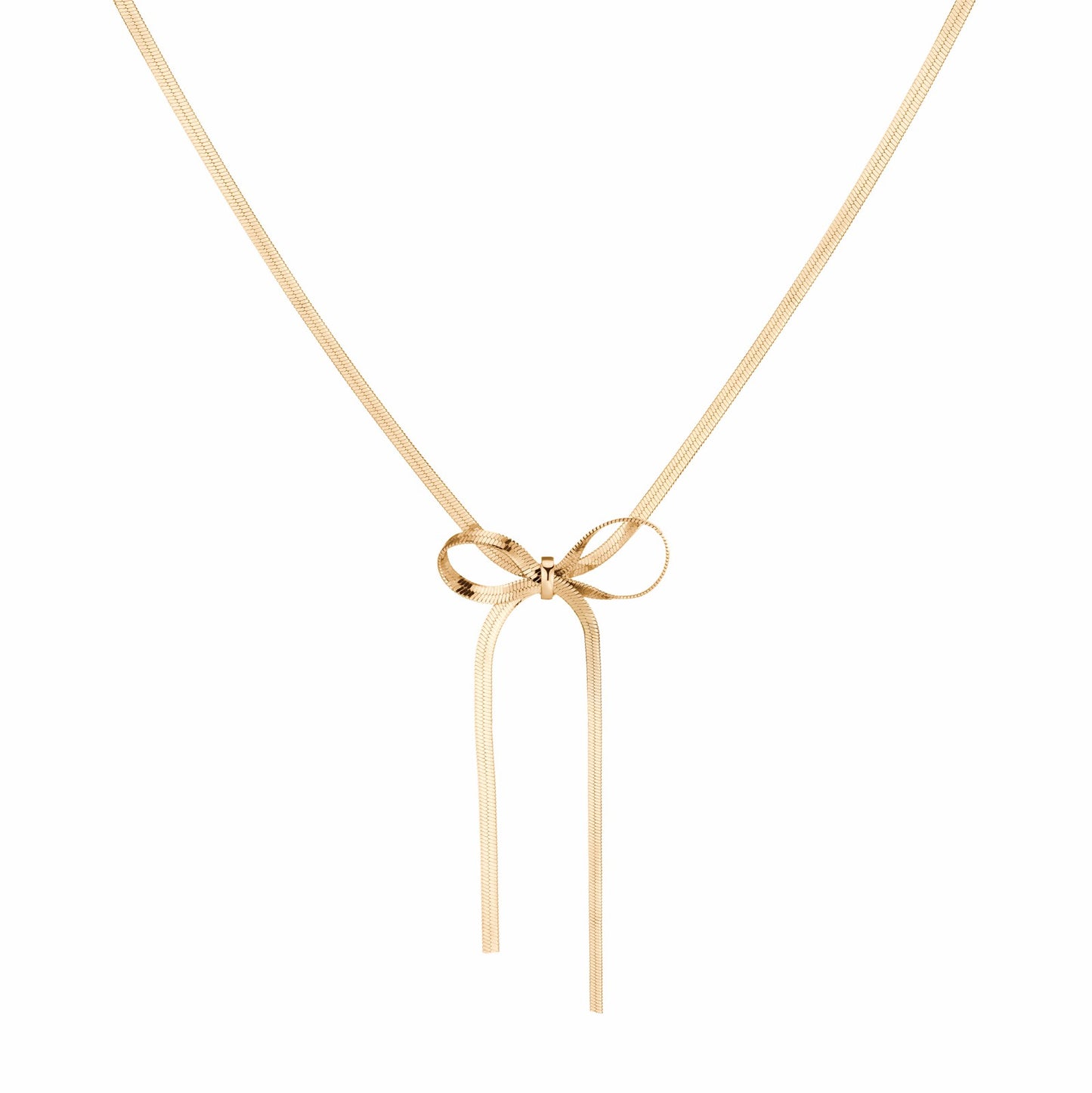 Universal Standard Aurate Herringbone Bow Choker