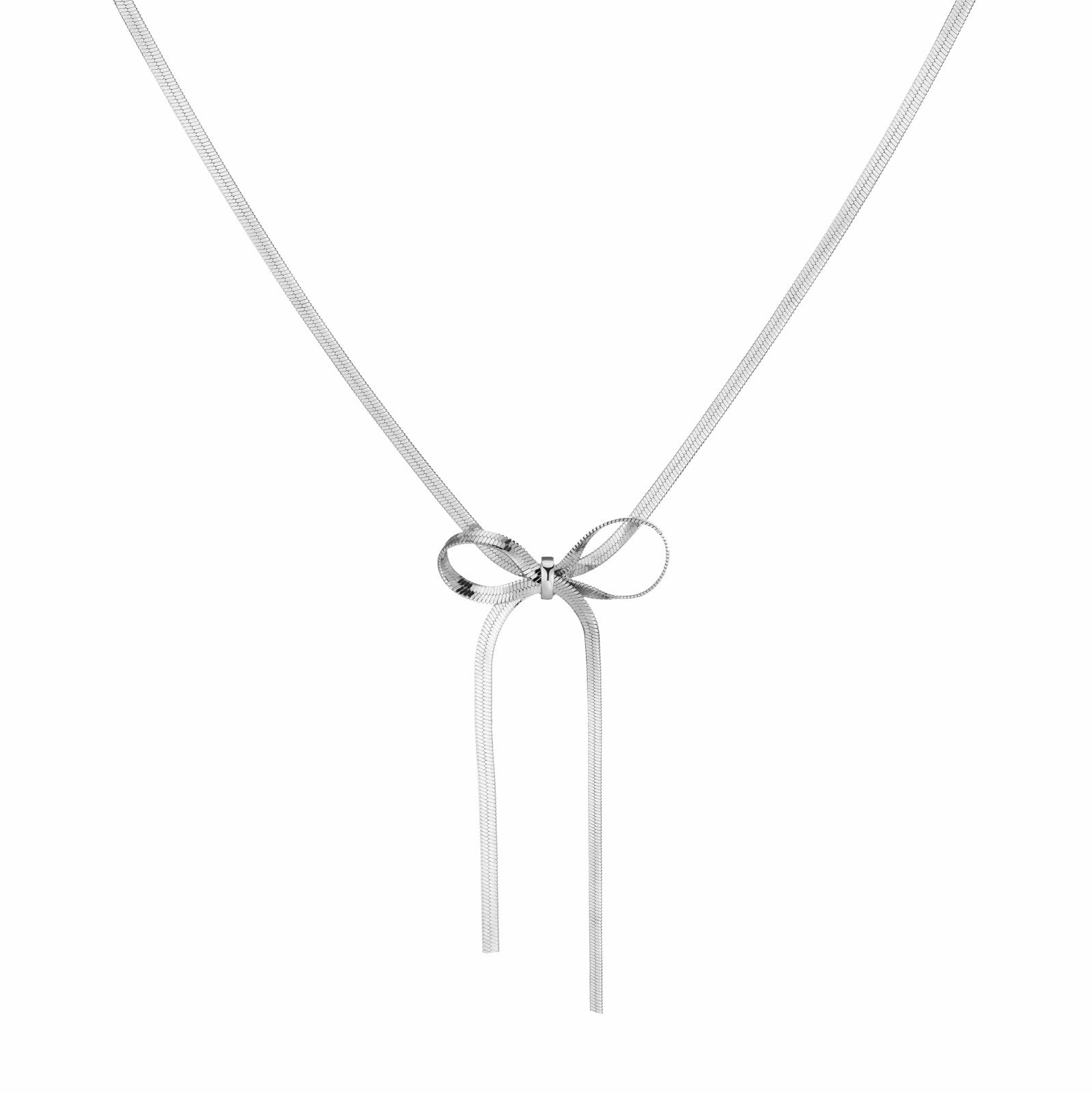 Universal Standard Aurate Herringbone Bow Choker