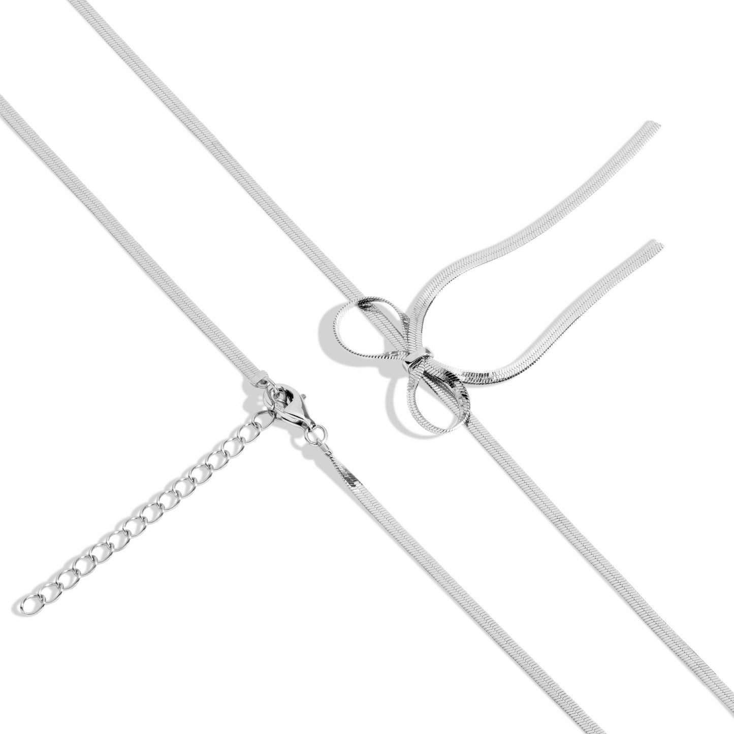 Universal Standard Aurate Herringbone Bow Choker