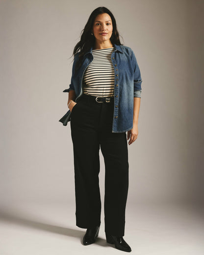 Universal Standard Carol High Rise High Stretch Jeans - Jet Black