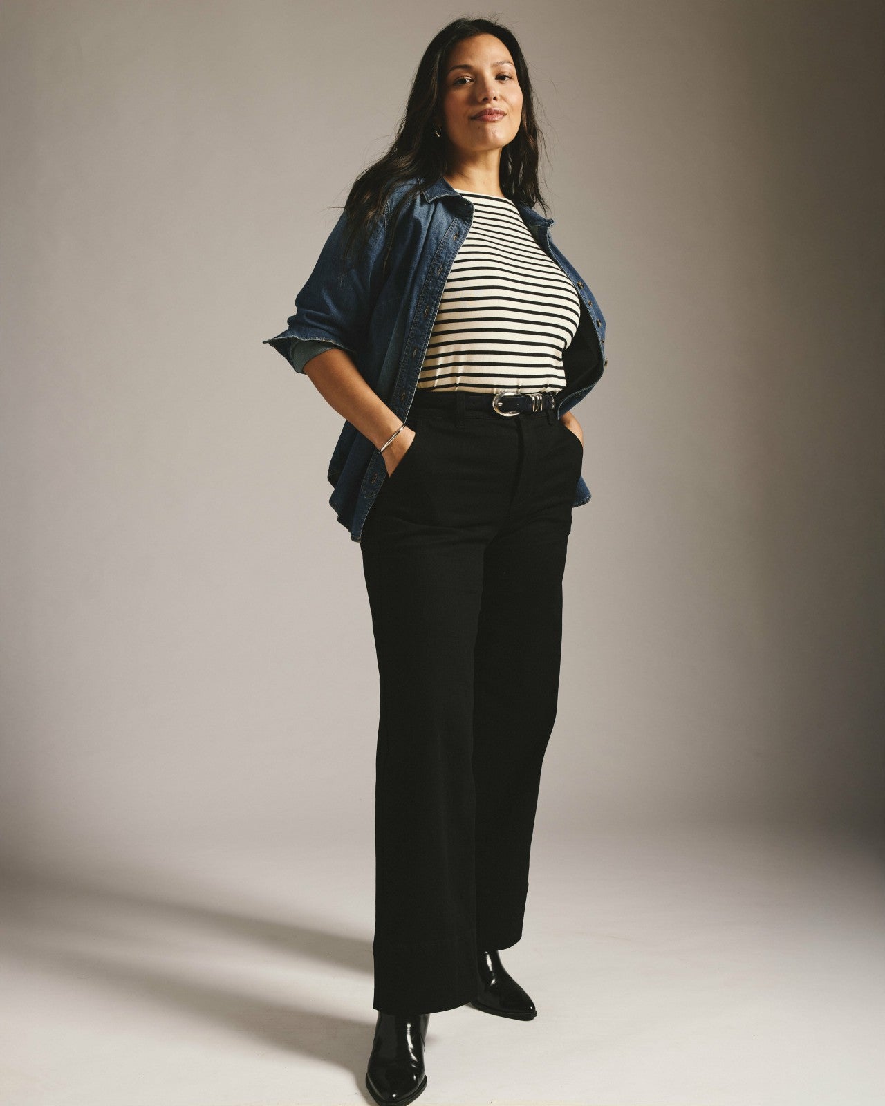 Universal Standard Carol High Rise High Stretch Jeans - Jet Black