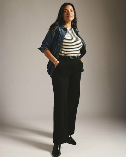 Universal Standard Carol High Rise High Stretch Jeans - Jet Black