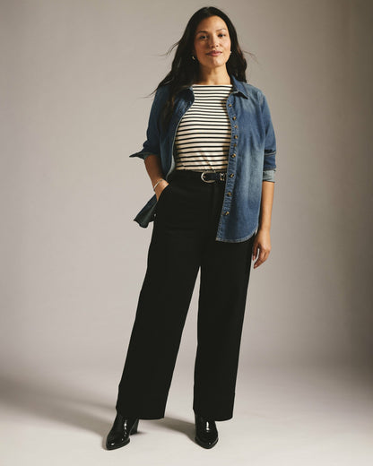 Universal Standard Carol High Rise High Stretch Jeans - Jet Black