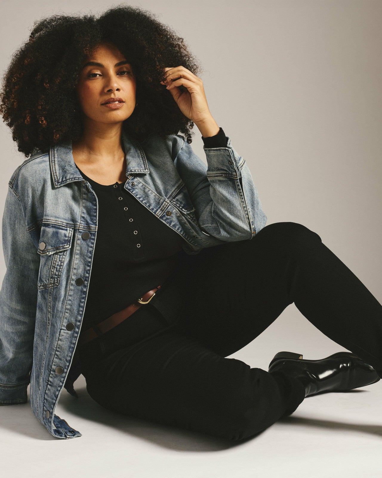 Universal Standard Seine High Rise Skinny Jeans 30 Inch - Jet Black