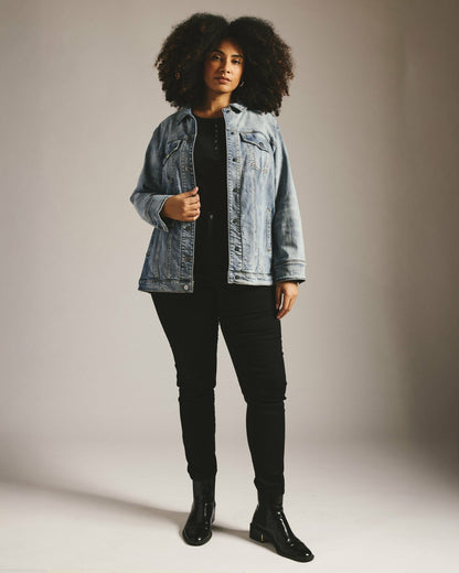 Universal Standard Seine High Rise Skinny Jeans 30 Inch - Jet Black