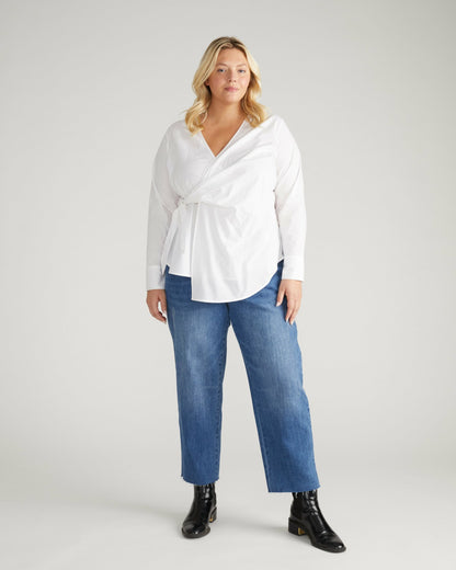 Universal Standard Etta High Rise Straight Leg Jeans 28 Inch - Camden Blue