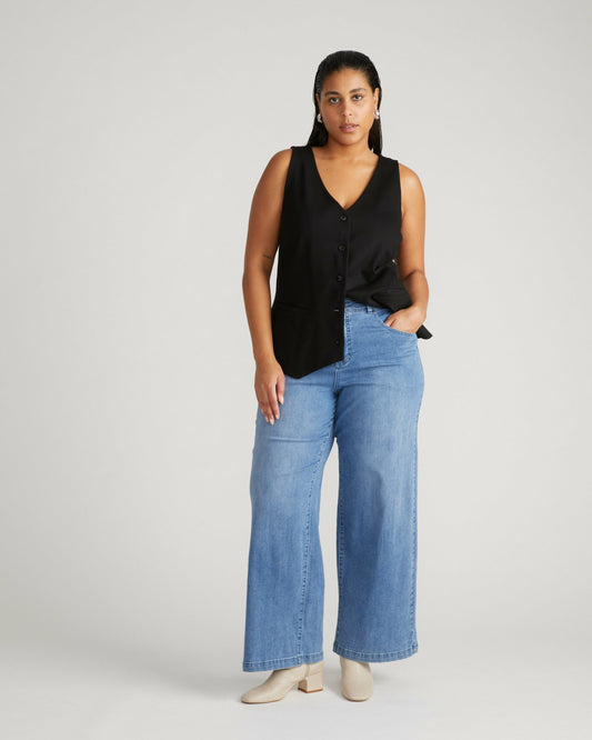 Universal Standard Taylor ComfortDenim Trouser Jeans - Brazil Blue