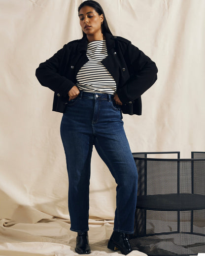 Universal Standard Perfect Jeans - Naval Blue Wash