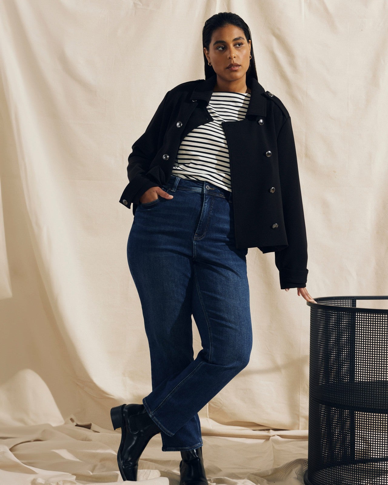 Universal Standard Perfect Jeans - Naval Blue Wash