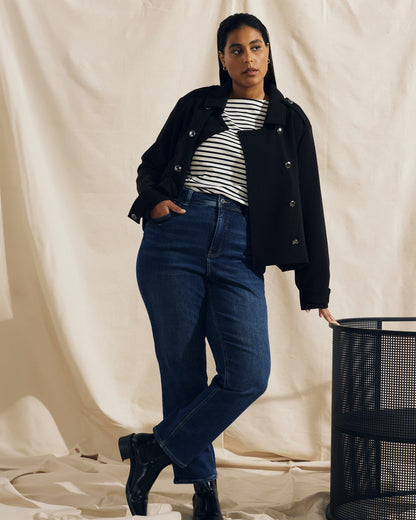 Universal Standard Perfect Jeans - Naval Blue Wash
