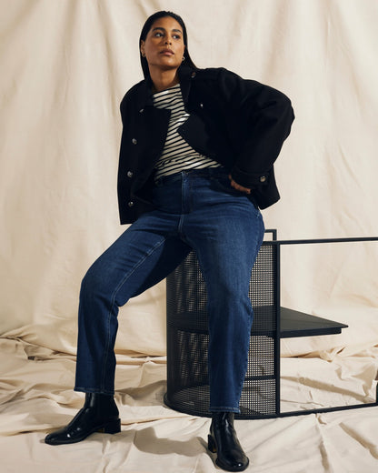 Universal Standard Perfect Jeans - Naval Blue Wash