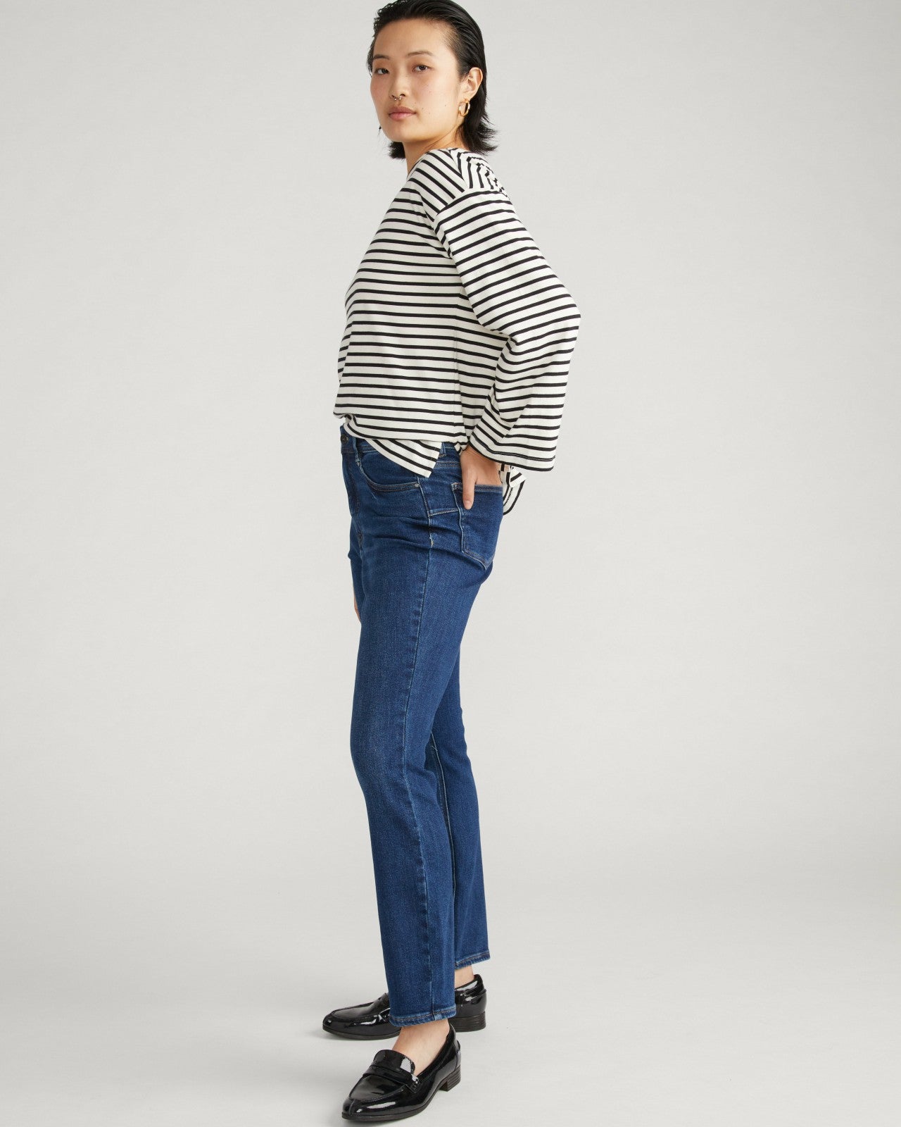 Universal Standard Perfect Jeans - Naval Blue Wash