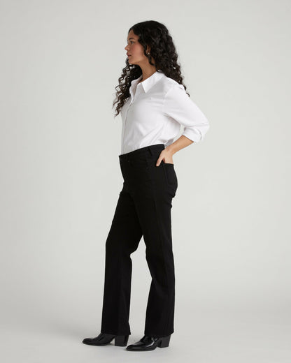Universal Standard Marne Bootcut Jeans 32 inch - Jet Black