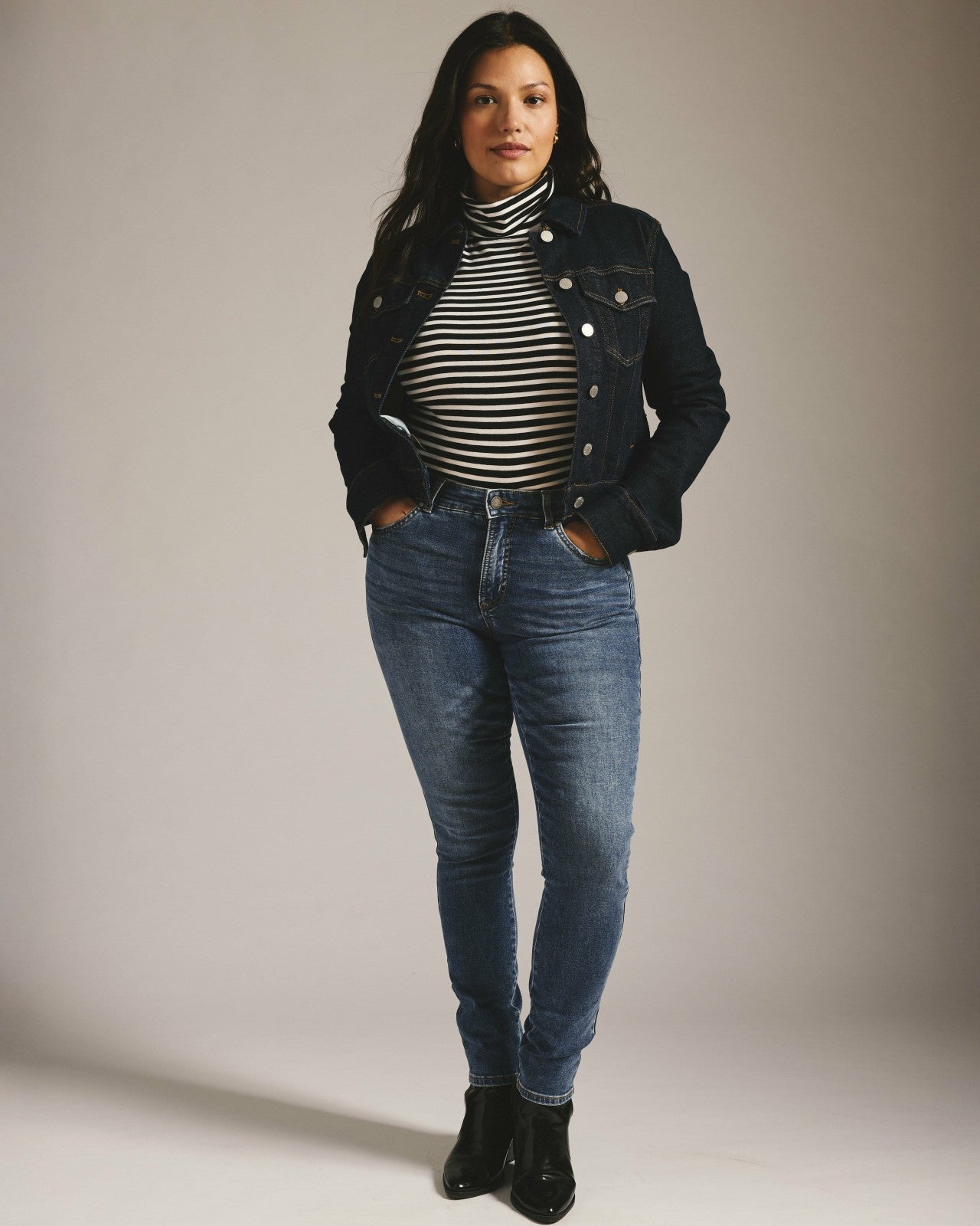 Universal Standard Seine High Rise Skinny Jeans 30 Inch - Vintage Indigo