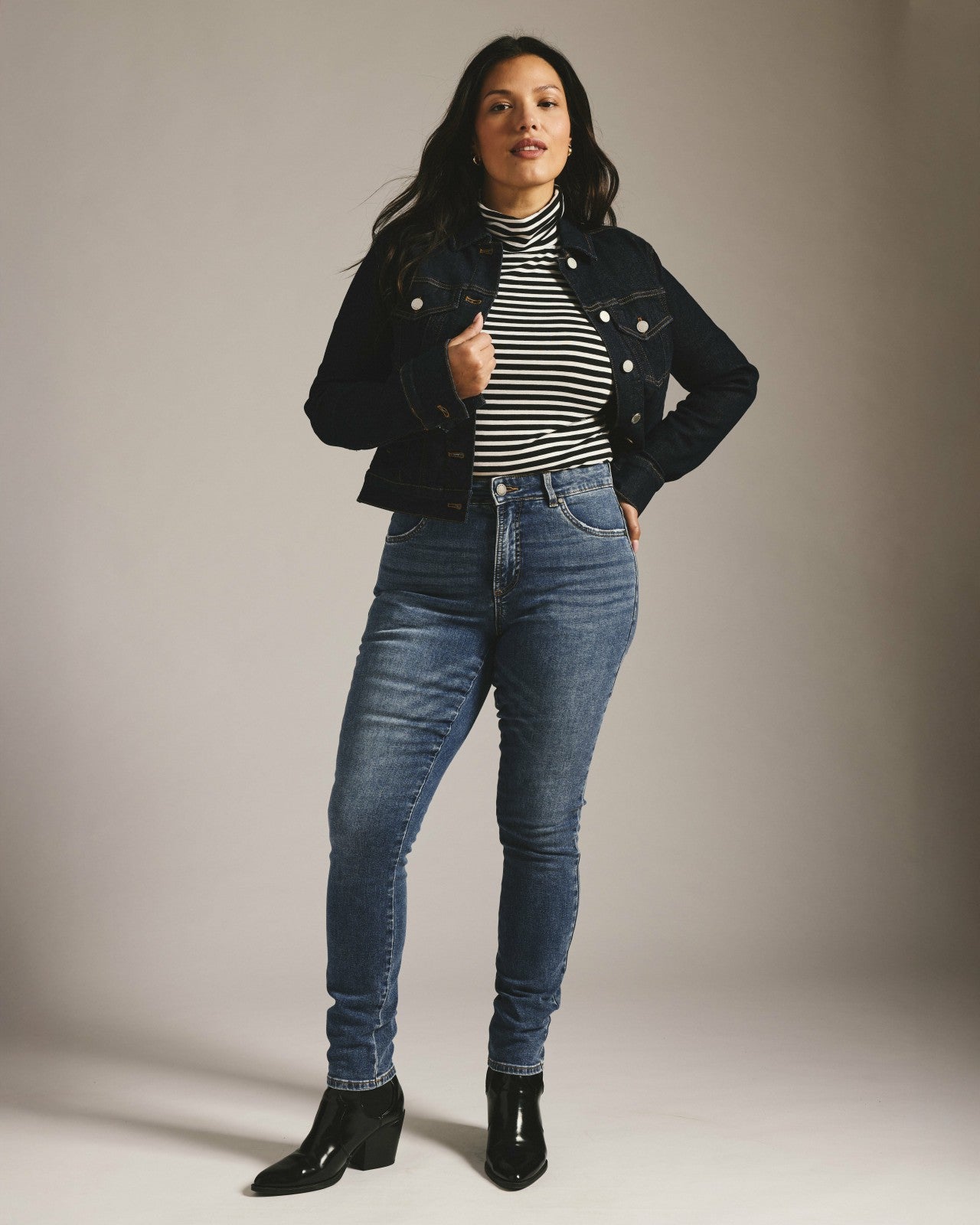 Universal Standard Seine High Rise Skinny Jeans 30 Inch - Vintage Indigo