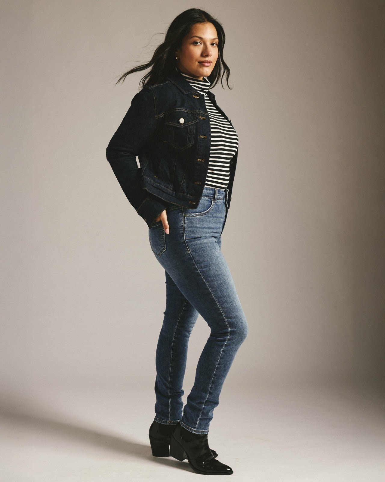 Universal Standard Seine High Rise Skinny Jeans 30 Inch - Vintage Indigo