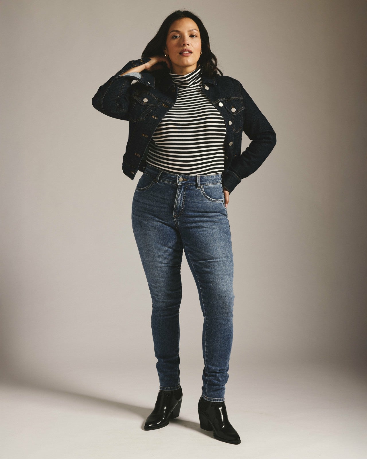 Universal Standard Seine High Rise Skinny Jeans 30 Inch - Vintage Indigo
