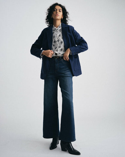Universal Standard Roxy Relaxed Bootcut Jeans - Field Of Dreams Indigo