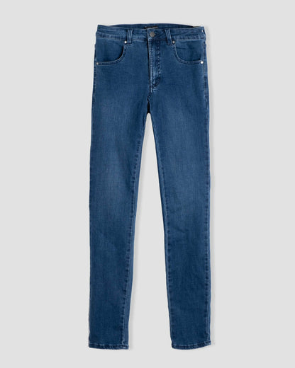Universal Standard Seine High Rise Skinny Jeans 32 Inch - True Blue