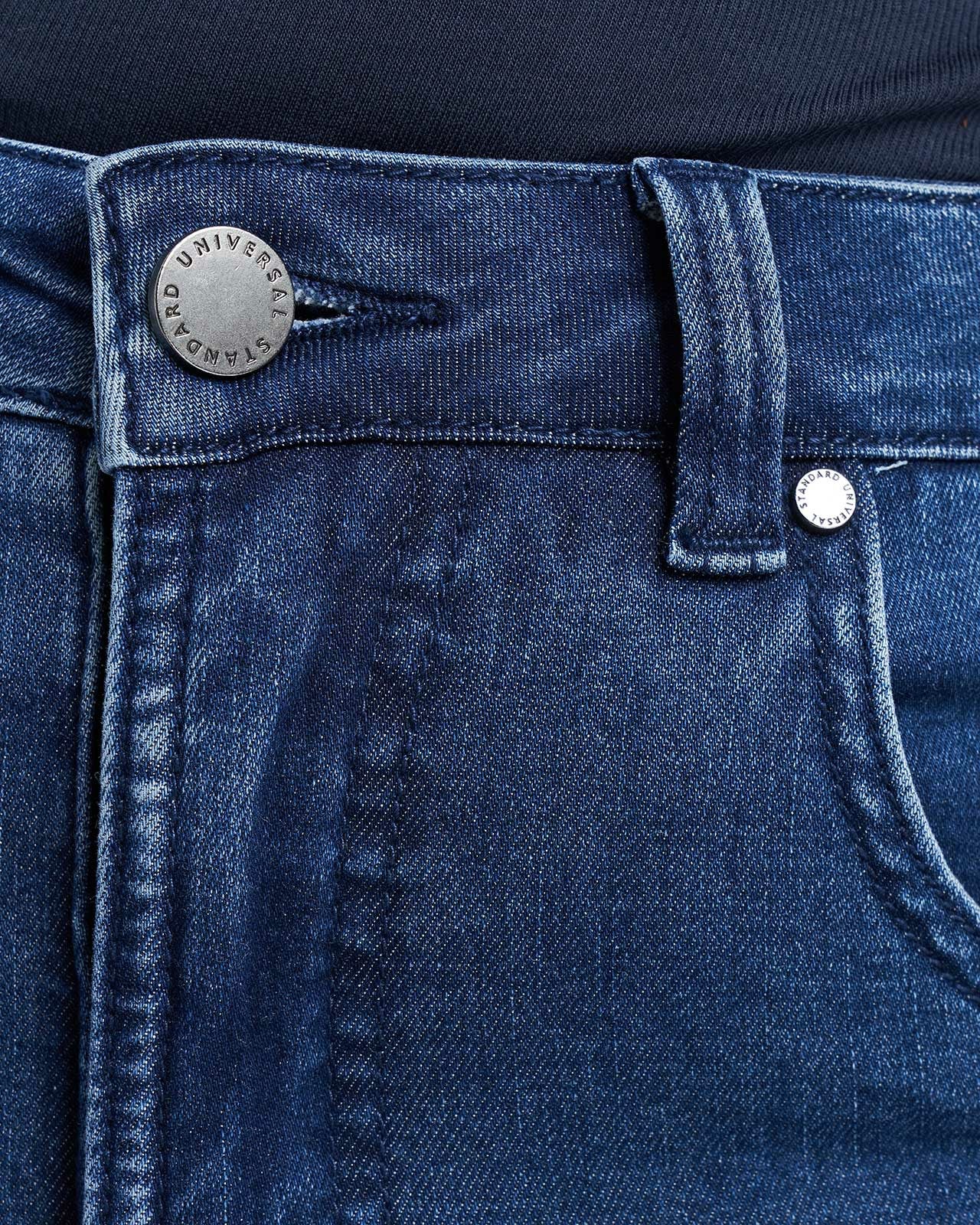 Universal Standard Seine High Rise Skinny Jeans 32 Inch - True Blue