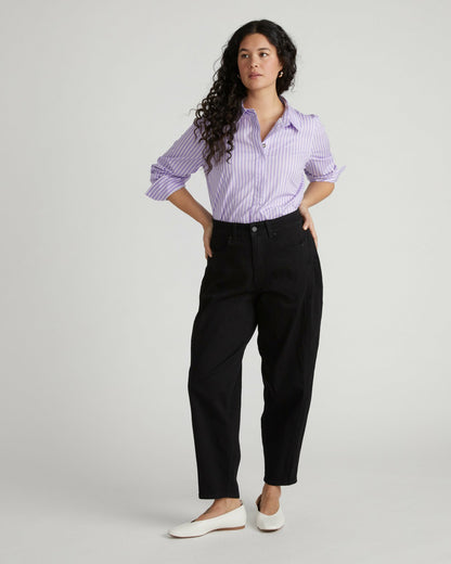Universal Standard Dakota Twisted Leg Jeans - Jet Black