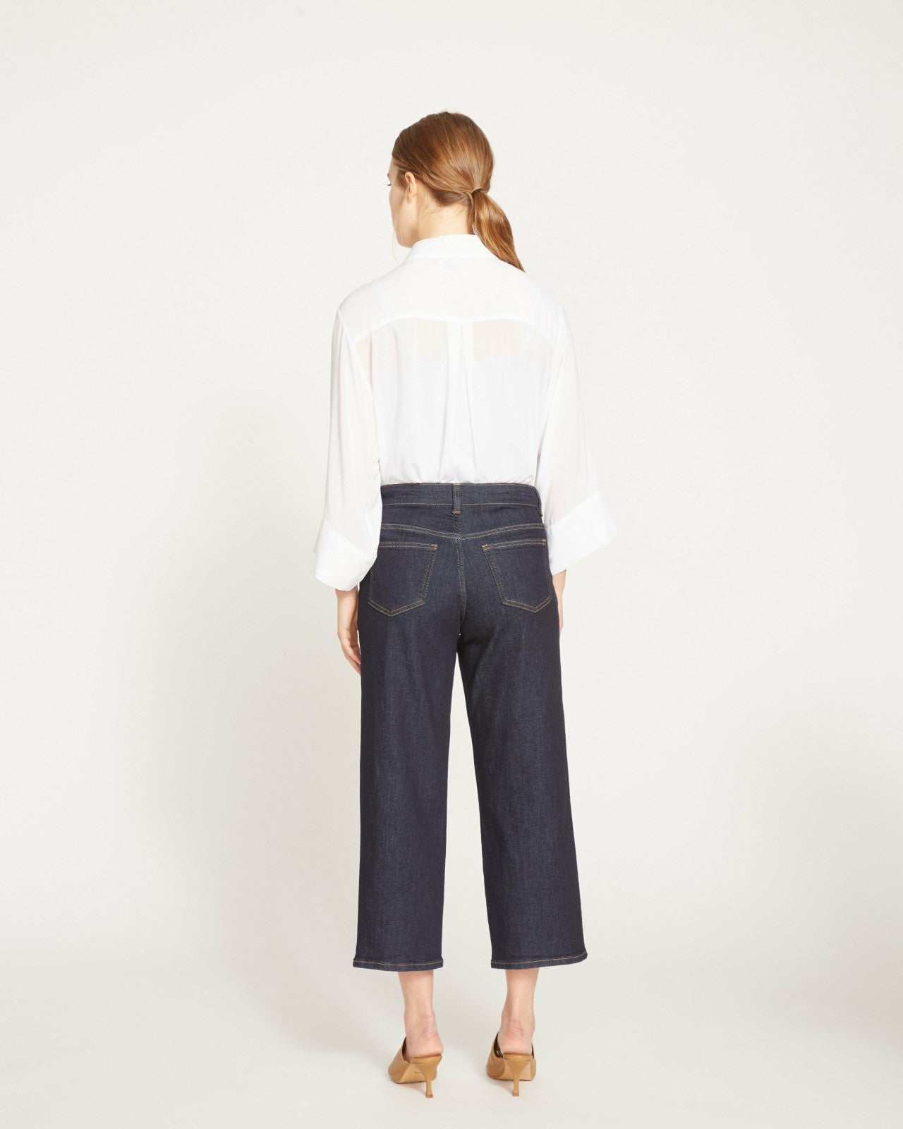 Universal Standard Bae Boyfriend Crop Jeans - Vintage Indigo Selvedge