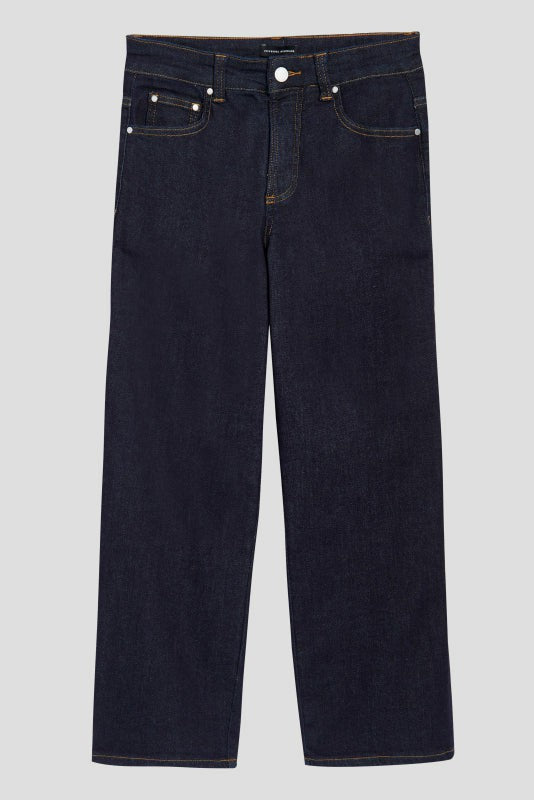 Universal Standard Bae Boyfriend Crop Jeans - Vintage Indigo Selvedge