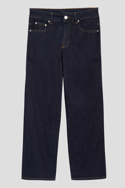 Universal Standard Bae Boyfriend Crop Jeans - Vintage Indigo Selvedge