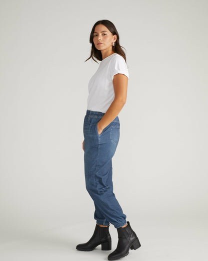 Universal Standard Sweatpant Jogger Jeans - Saddle Blue