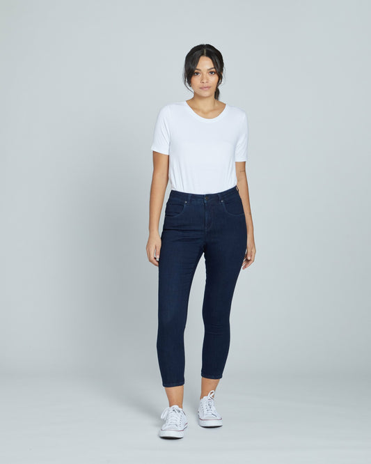 Universal Standard Seine High Rise Skinny Jeans 27 Inch - Dark Indigo