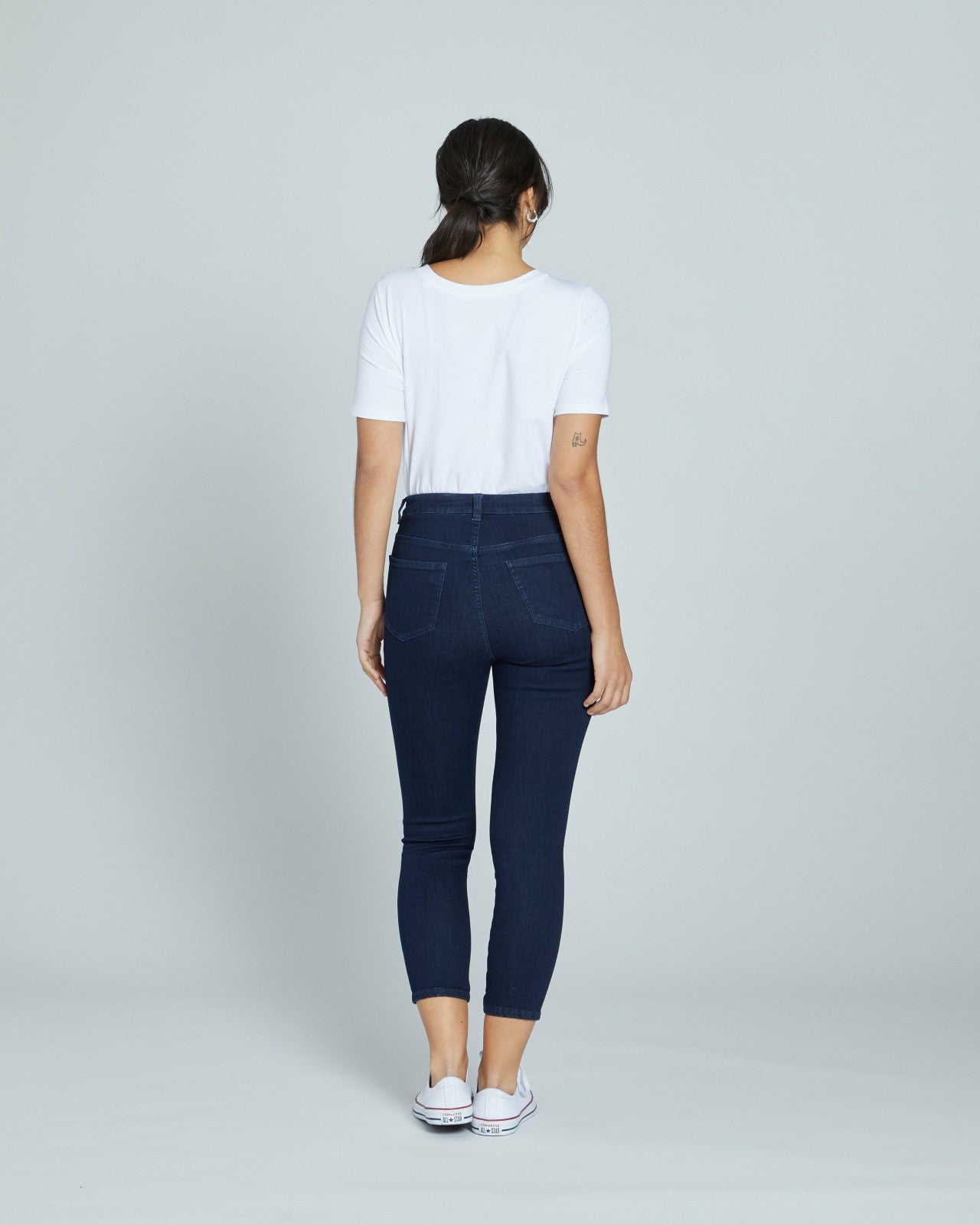 Universal Standard Seine High Rise Skinny Jeans 27 Inch - Dark Indigo