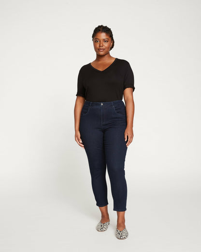 Universal Standard Seine High Rise Skinny Jeans 27 Inch - Dark Indigo