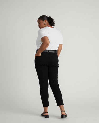 Universal Standard Seine High Rise Skinny Jeans 27 Inch - Jet Black