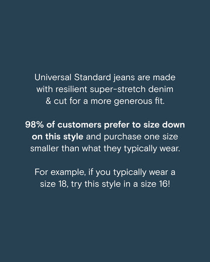 Universal Standard Seine High Rise Skinny Jeans 30 Inch - Dark Indigo