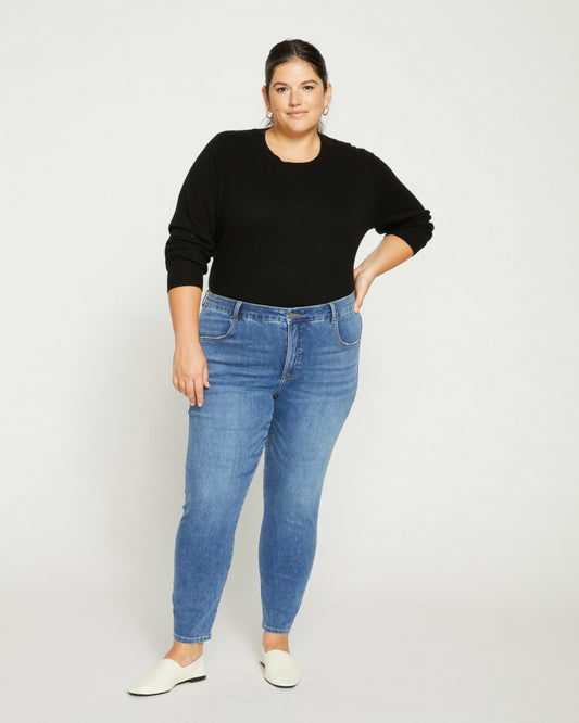 Universal Standard Seine Mid Rise Skinny Jeans 27 Inch - Vintage Indigo