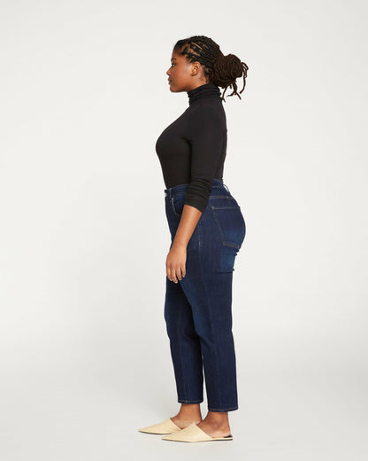 Universal Standard Joni High Rise Curve Slim Leg Jeans 27 Inch - Midnight Blue