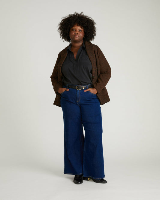 Universal Standard Roxy Relaxed Bootcut Jeans - River Blue Wash
