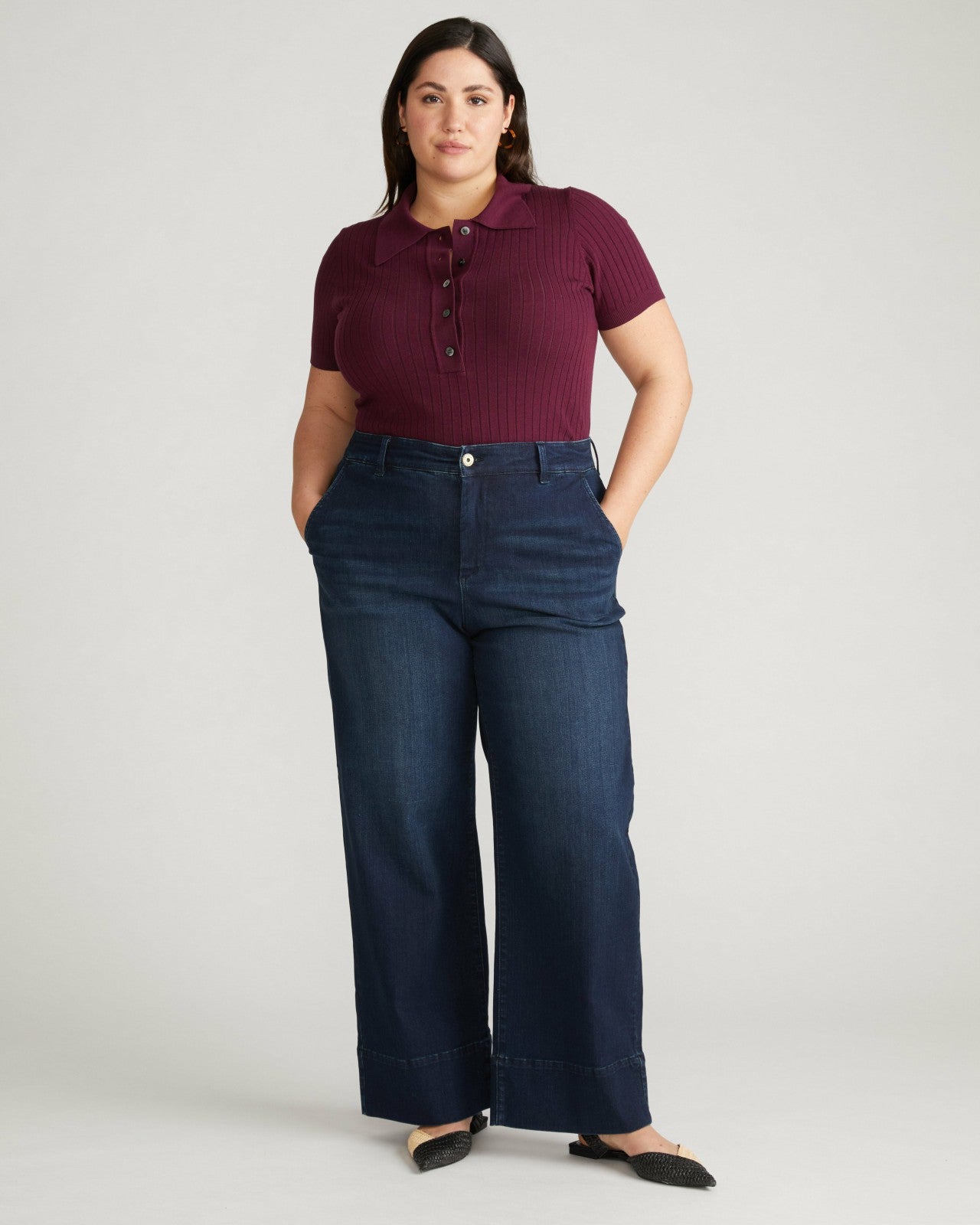 Universal Standard Carol High Rise High Stretch Jeans - Daydream Blue