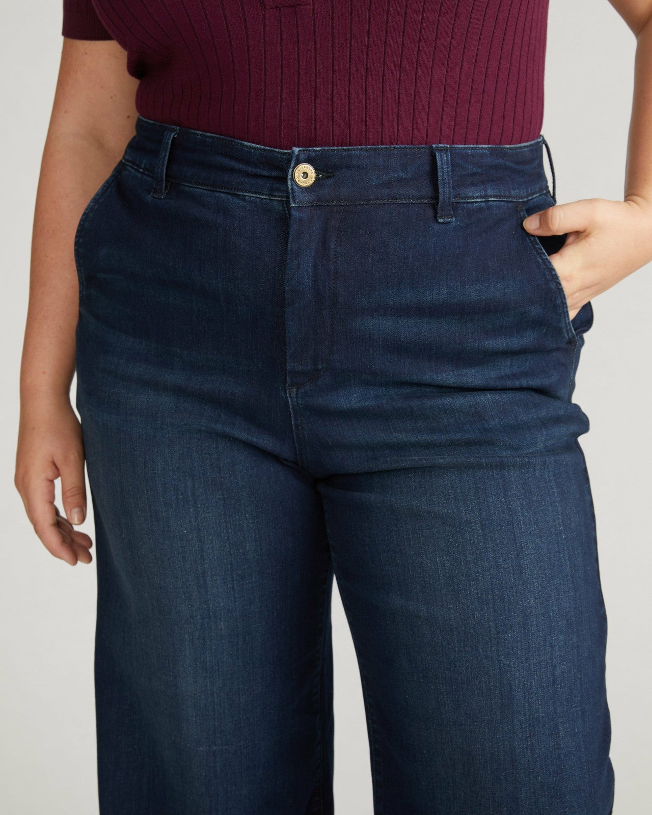 Universal Standard Carol High Rise High Stretch Jeans - Daydream Blue