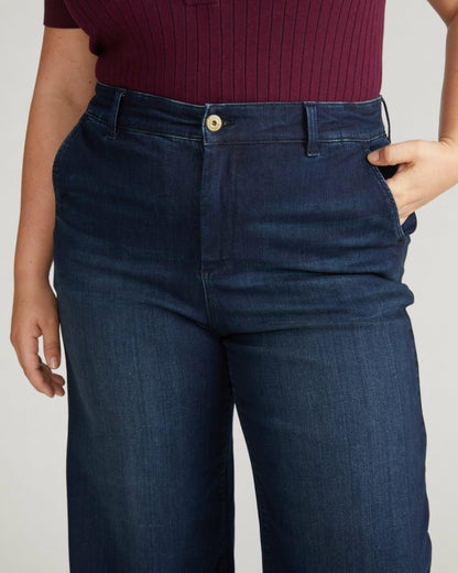 Universal Standard Carol High Rise High Stretch Jeans - Daydream Blue