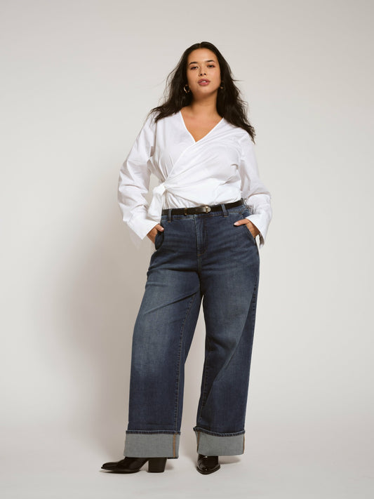 Universal Standard Carol High Rise High Stretch Jeans - Saint Lawrence Blue