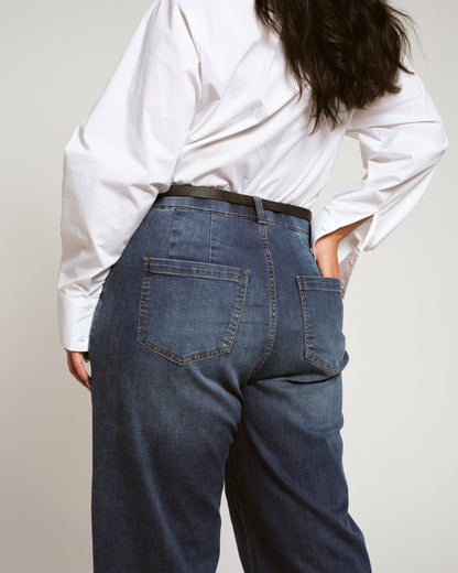 Universal Standard Carol High Rise High Stretch Jeans - Saint Lawrence Blue