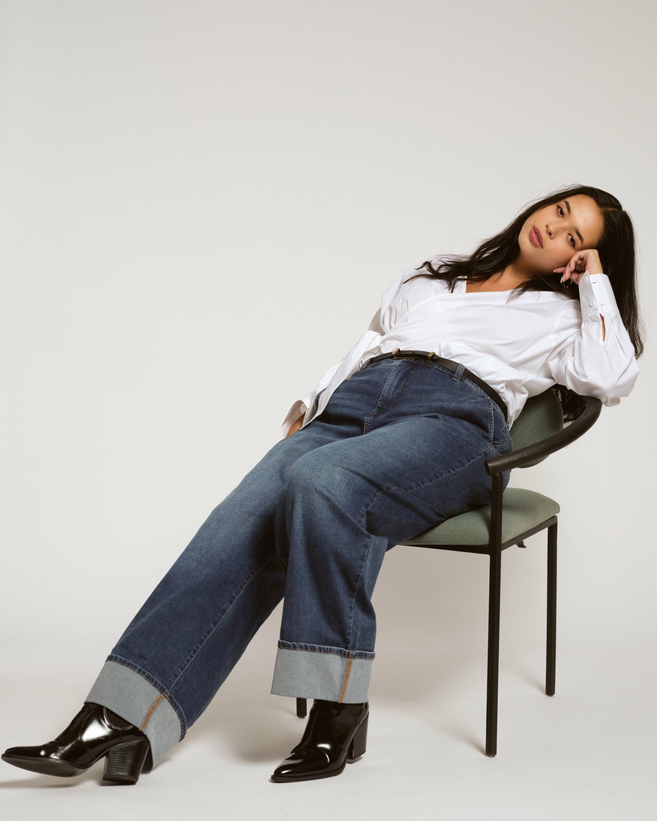 Universal Standard Carol High Rise High Stretch Jeans - Saint Lawrence Blue