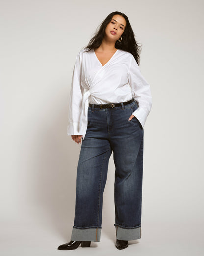 Universal Standard Carol High Rise High Stretch Jeans - Saint Lawrence Blue