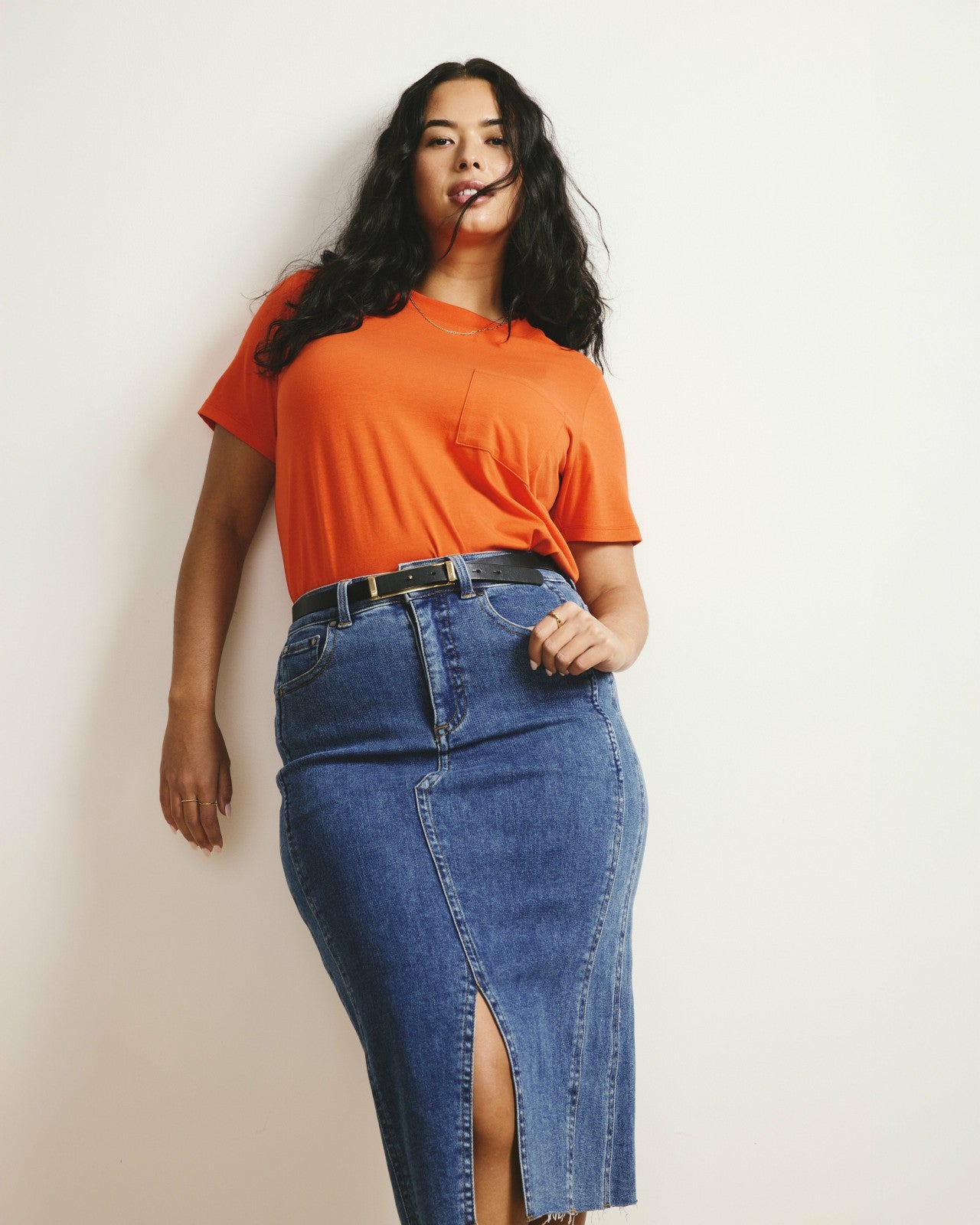Universal Standard Dakota Denim Skirt - Odeon Blue