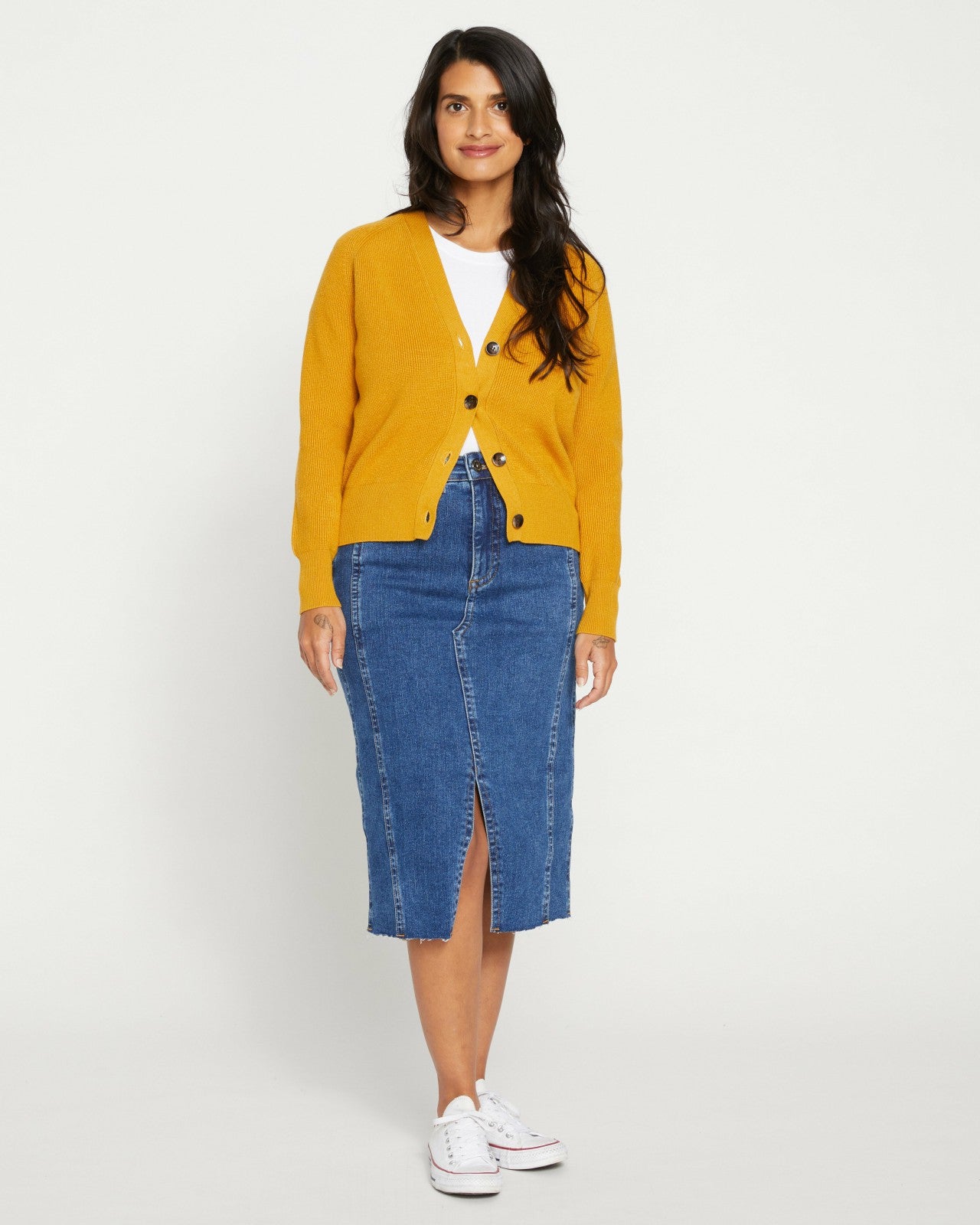Universal Standard Dakota Denim Skirt - Odeon Blue