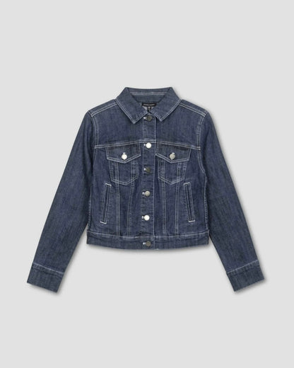 Universal Standard Kelsey Denim Jacket - Dark Indigo