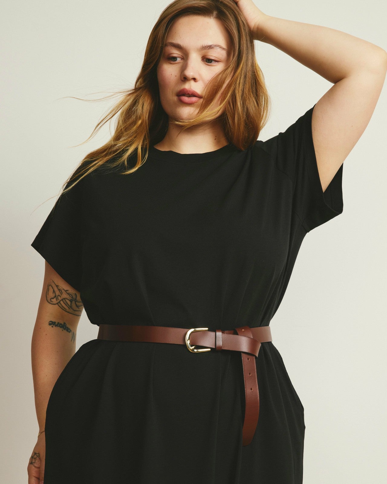 Universal Standard Halie Maxi T-Shirt Dress - Black