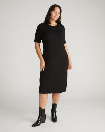 Universal Standard Lily Liquid Jersey Dress - Black