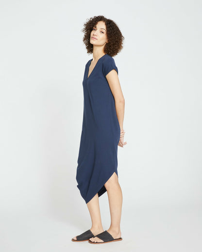 Universal Standard Iconic Geneva V-Neck Dress - Midnight